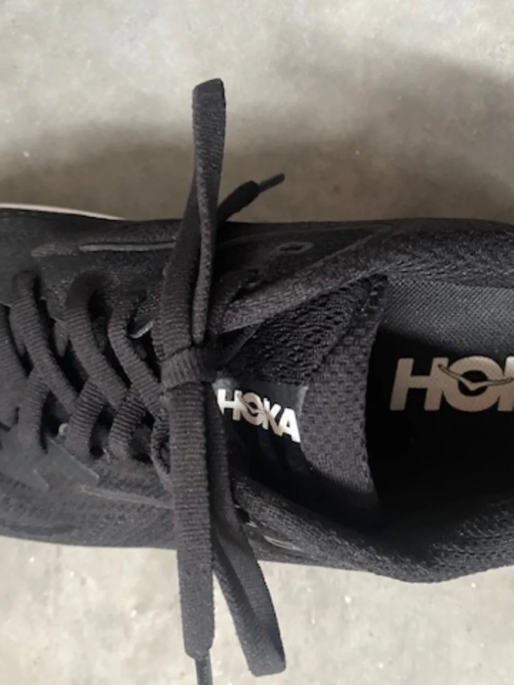 Hoka Black And White Clifton 10 Running Sneakers Size 9 - Picture 5 of 11